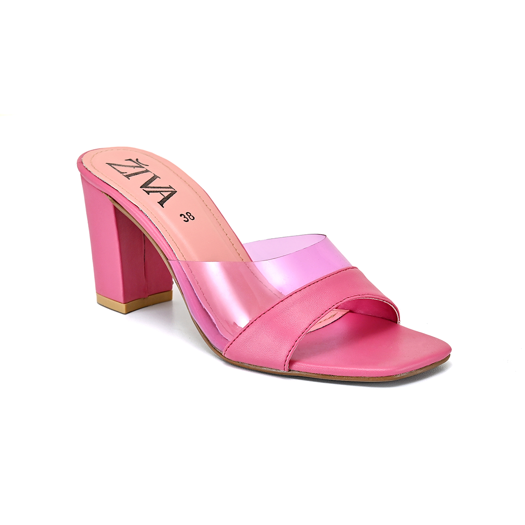 Load image into Gallery viewer, Barbie Pink Block Heels
