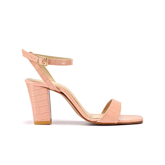 Load image into Gallery viewer, Cindy Block Heels Rose Pink

