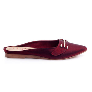 
            
                Load image into Gallery viewer, Bianca Red Mules
            
        