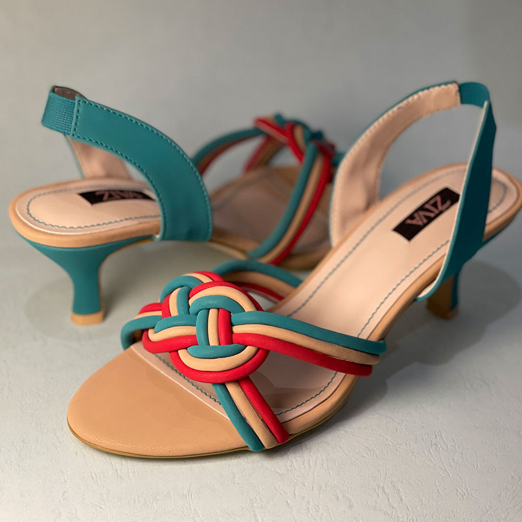 Load image into Gallery viewer, Lindsay Turquoise Sandals
