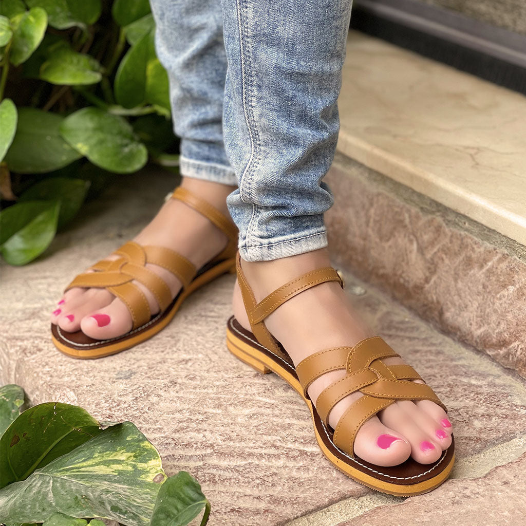 Amber Brown Sandals